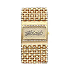 Reloj de Mujer Cuadrado Dorado — Elegancia Casual con Precision Quartz