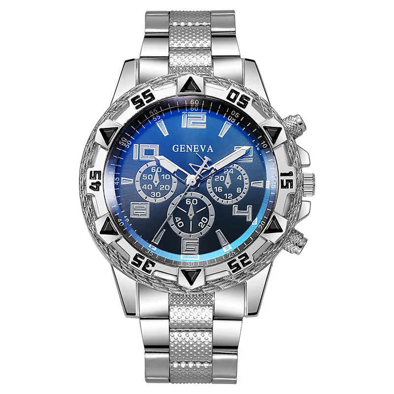 LByzHan Men's Minimalist Steel Watch