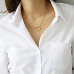 Classic White Cotton Blouse - Long Sleeve Button-Down Shirt for Women