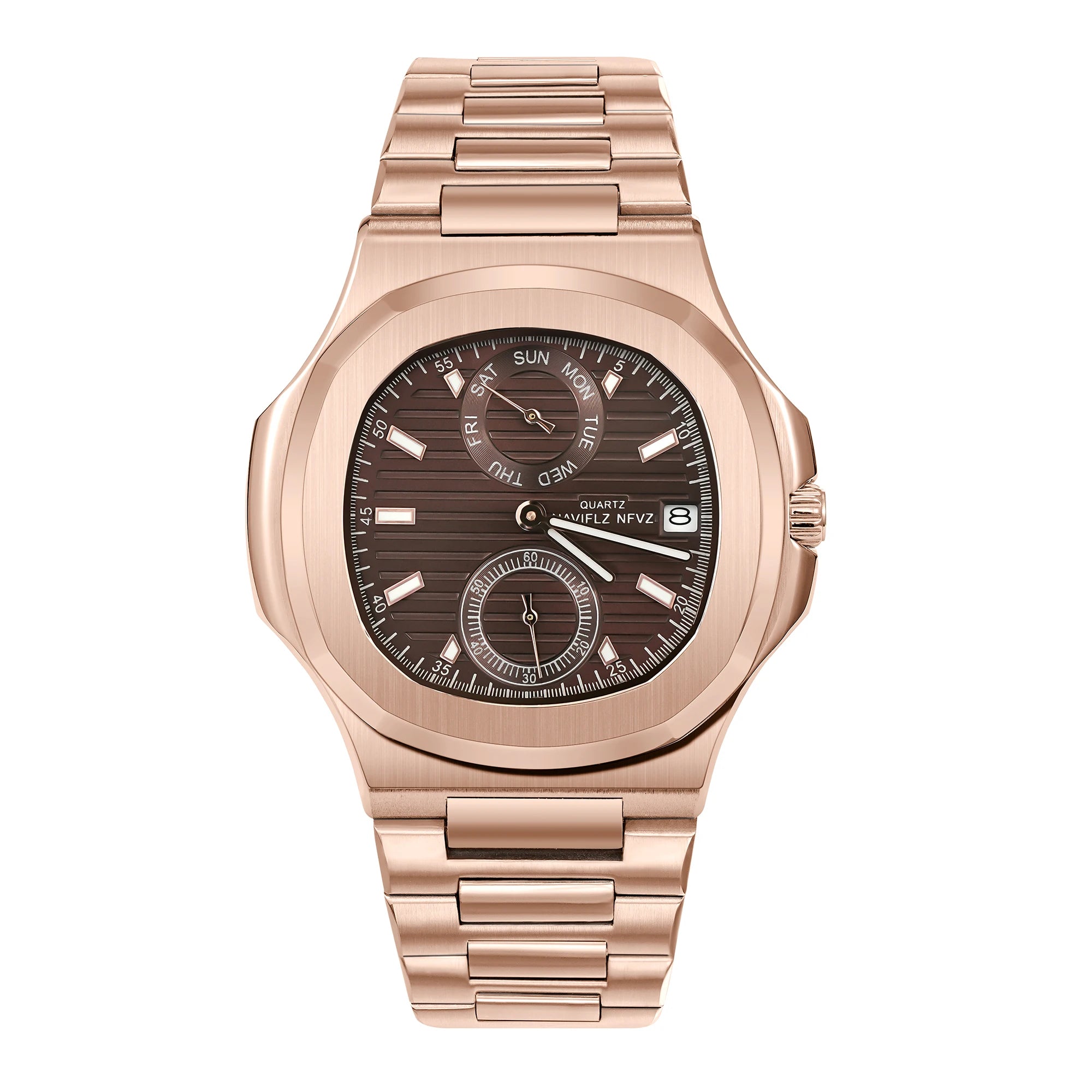 NAVIFLZ Men's Luxury Sapphire Chronograph Watch