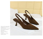 Women's Pointed-Toe Slingback Pumps