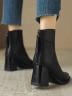 Women's Square-Toe Ankle Boots