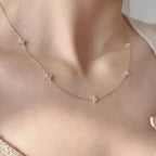 Four-leaf Flower Chain Necklace for Women
