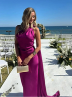 Women's Backless Lace-Up Maxi Dress - Sleeveless Elegant A-Line Party Dress