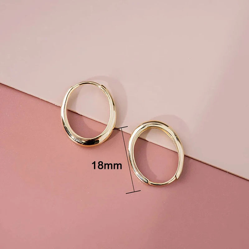 Geometric Hoop Earrings