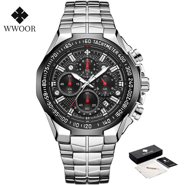 WWOOR Men's Luxury Chronograph Watch
