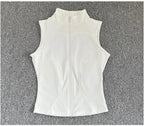 Women's Sleeveless Zip-Up Sport Top