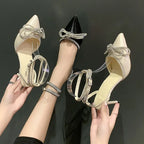 Women's Rhinestone Slingback Heels