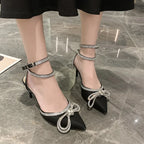Women's Rhinestone Slingback Heels
