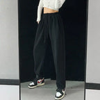 Women's Straight Leg Jogger Sweatpants — High Waist Casual Lounge Pants