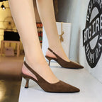 Women's Pointed-Toe Slingback Pumps