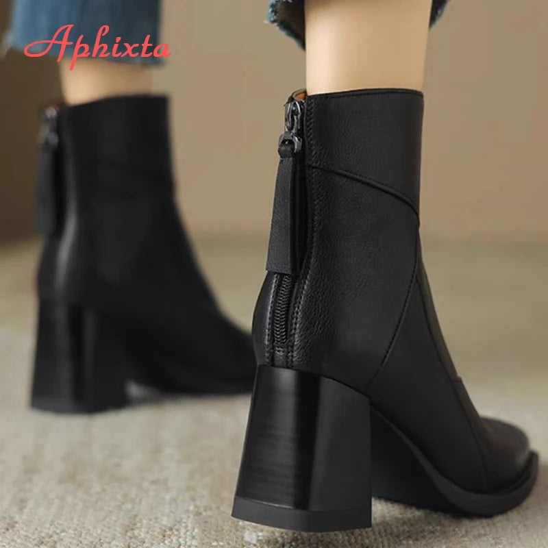 Women's Square-Toe Ankle Boots