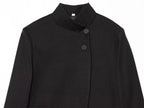 Women's Elegant Blazer Jacket - Stand Collar Single Breasted Casual Coat