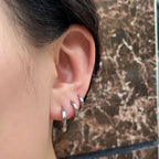Huggie Hoop Earrings Set of 2