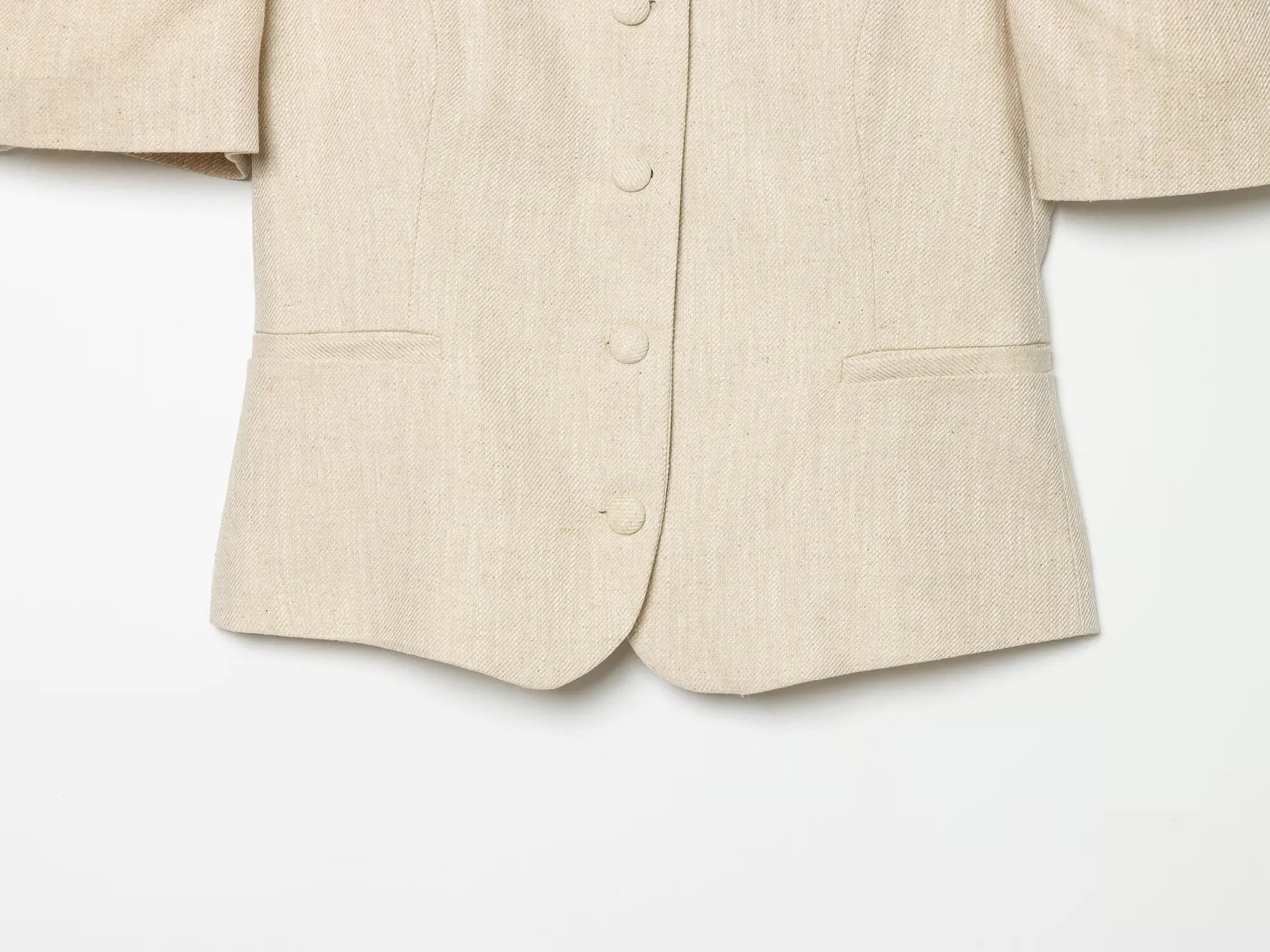 Women's Puff Sleeve Slim Jacket - Short Single-Breasted Casual Chic Coat