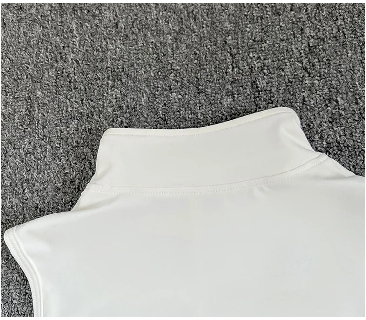Women's Sleeveless Zip-Up Sport Top