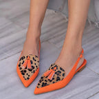 Women's Color-Block Square Heel Sandals