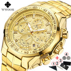 WWOOR Men's Luxury Chronograph Watch