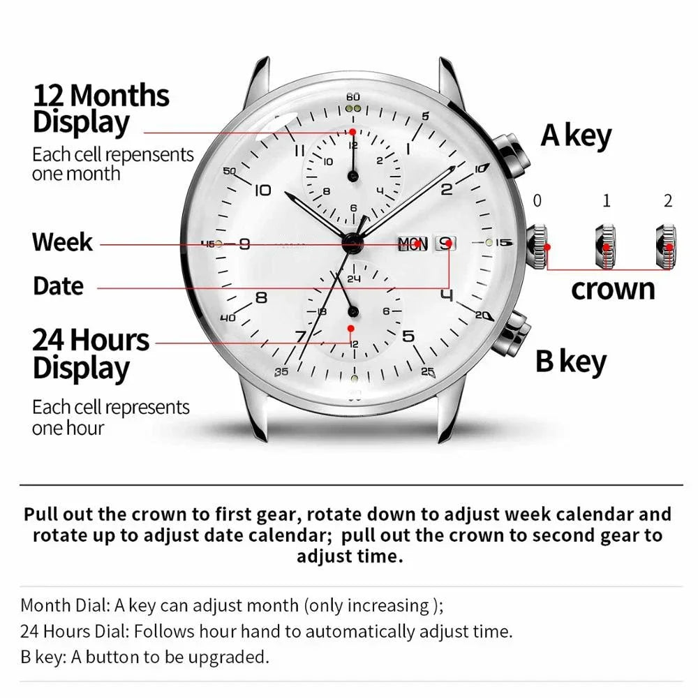 HEIMDALLR Men's Automatic Mechanical Watch