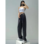 Women's Straight Leg Jogger Sweatpants — High Waist Casual Lounge Pants