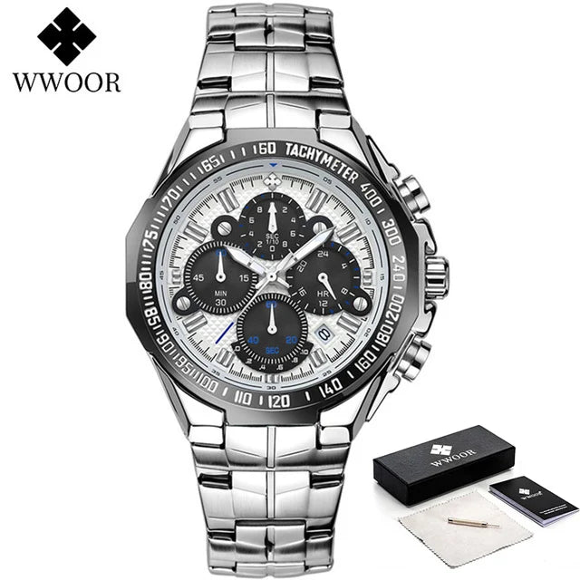 WWOOR Men's Luxury Chronograph Watch