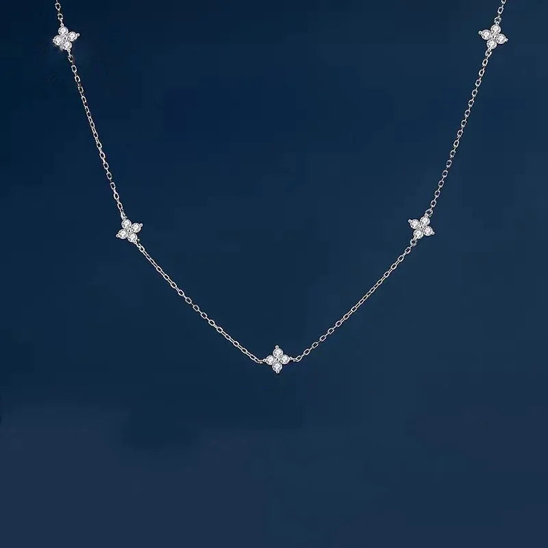 Four-leaf Flower Chain Necklace for Women