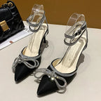 Women's Rhinestone Slingback Heels