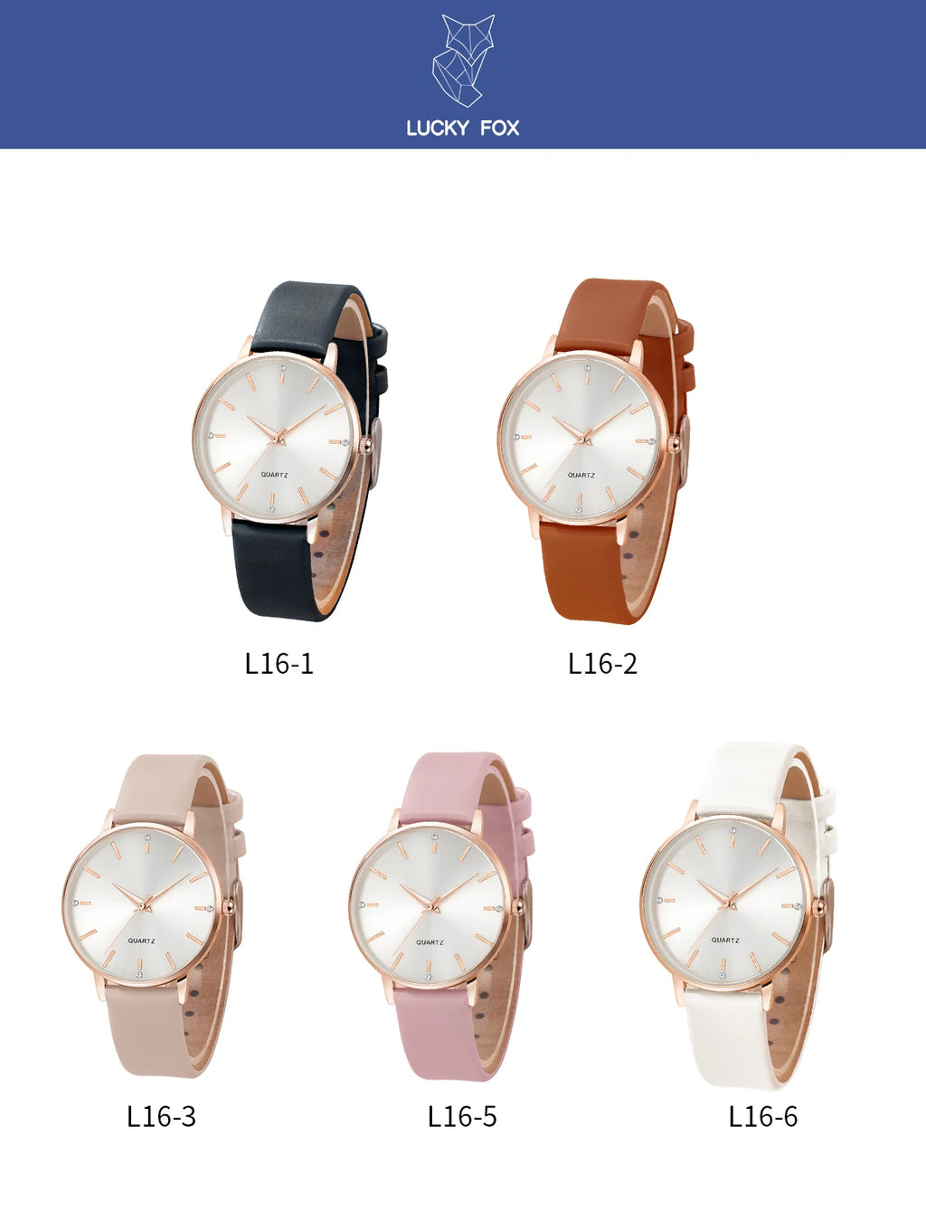 Women's Luxury Quartz Watch - Leather Band, Minimalist Dial