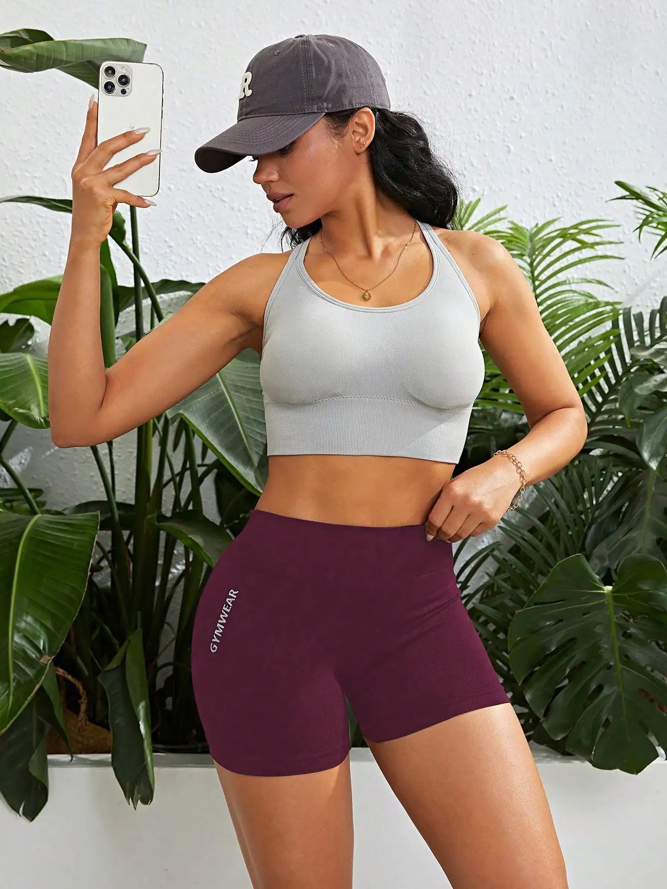 Women's High-Waist Fitness Shorts
