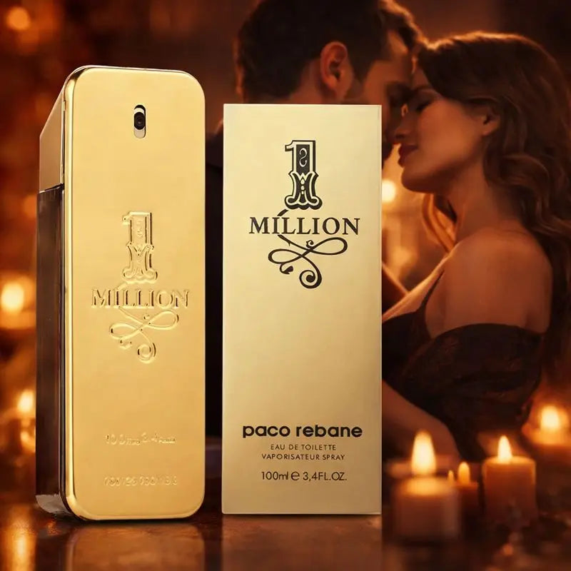 Paco Rabanne 1 Million Eau de Toilette - Men's Cologne 3.4oz / 100ml