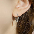 Geometric Hoop Earrings