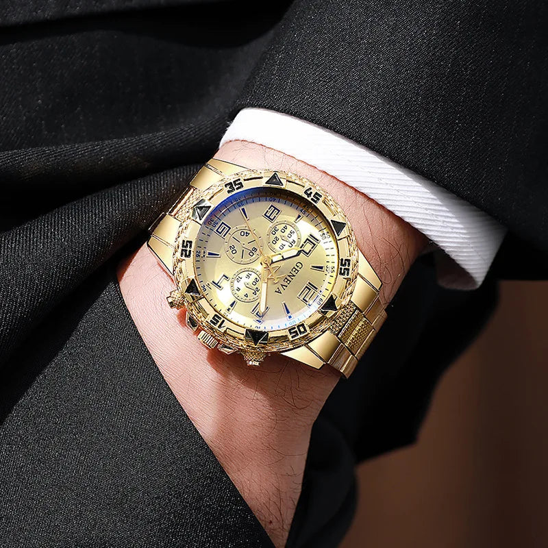 MOONBIFFY Men's Fashion Quartz Watch