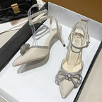 Women's Rhinestone Slingback Heels