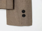 Women's Elegant Blazer Jacket - Stand Collar Single Breasted Casual Coat