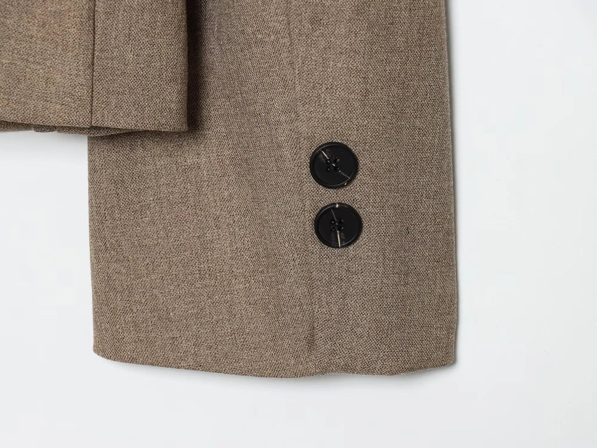 Women's Elegant Blazer Jacket - Stand Collar Single Breasted Casual Coat