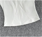 Women's Sleeveless Zip-Up Sport Top