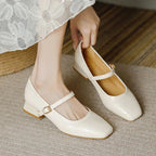 Women's Square-Toe Mary Jane Pumps