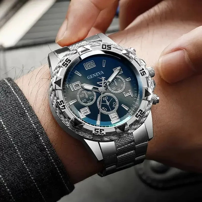 MOONBIFFY Men's Fashion Quartz Watch