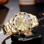 LByzHan Men's Minimalist Steel Watch