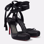 Stiletto Lace-Up Sandals
