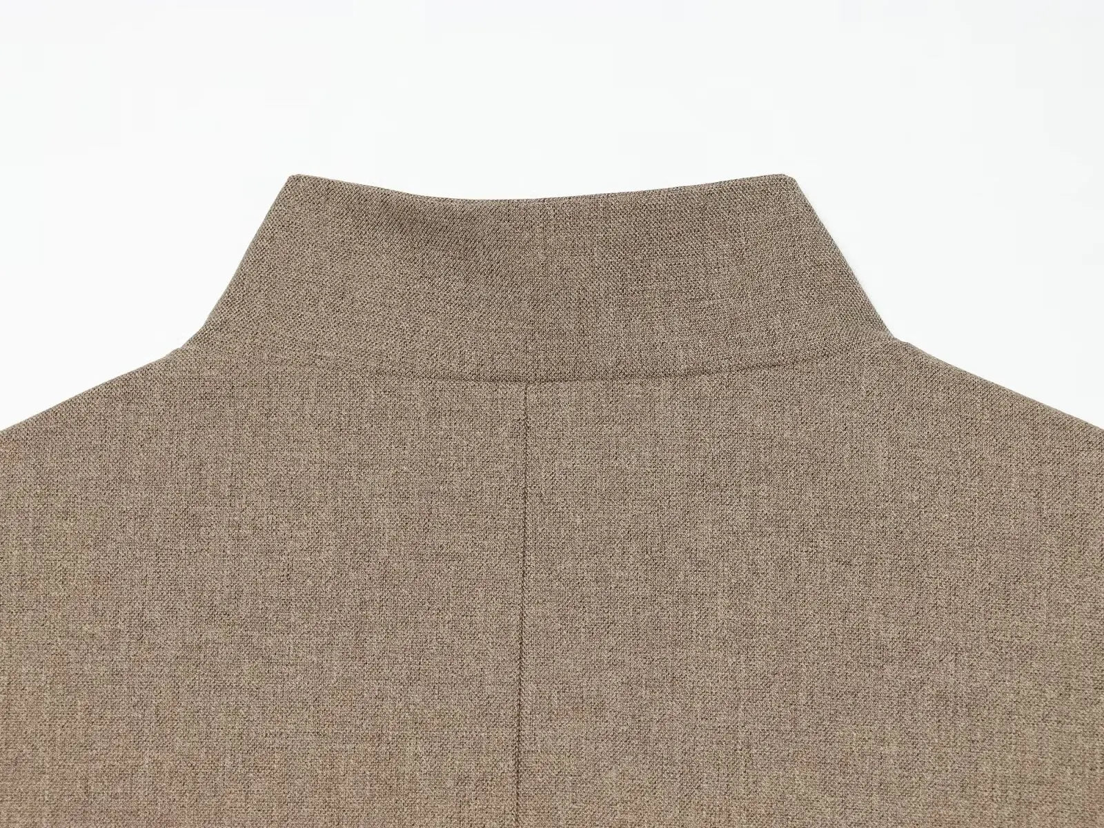 Women's Elegant Blazer Jacket - Stand Collar Single Breasted Casual Coat