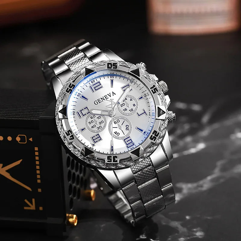 MOONBIFFY Men's Fashion Quartz Watch