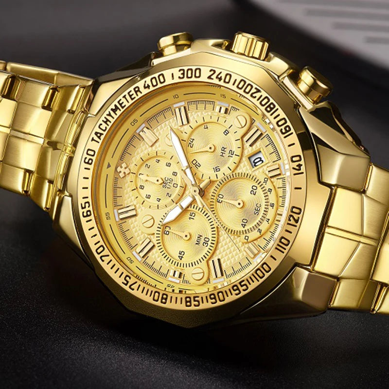 WWOOR Men's Luxury Chronograph Watch