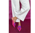 Women's Color-Block Square Heel Sandals