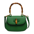 Bolso Saddle de Mujer | Cuero PU, Cierre con Candado | 6 Colores