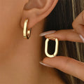Square Hoop Earrings