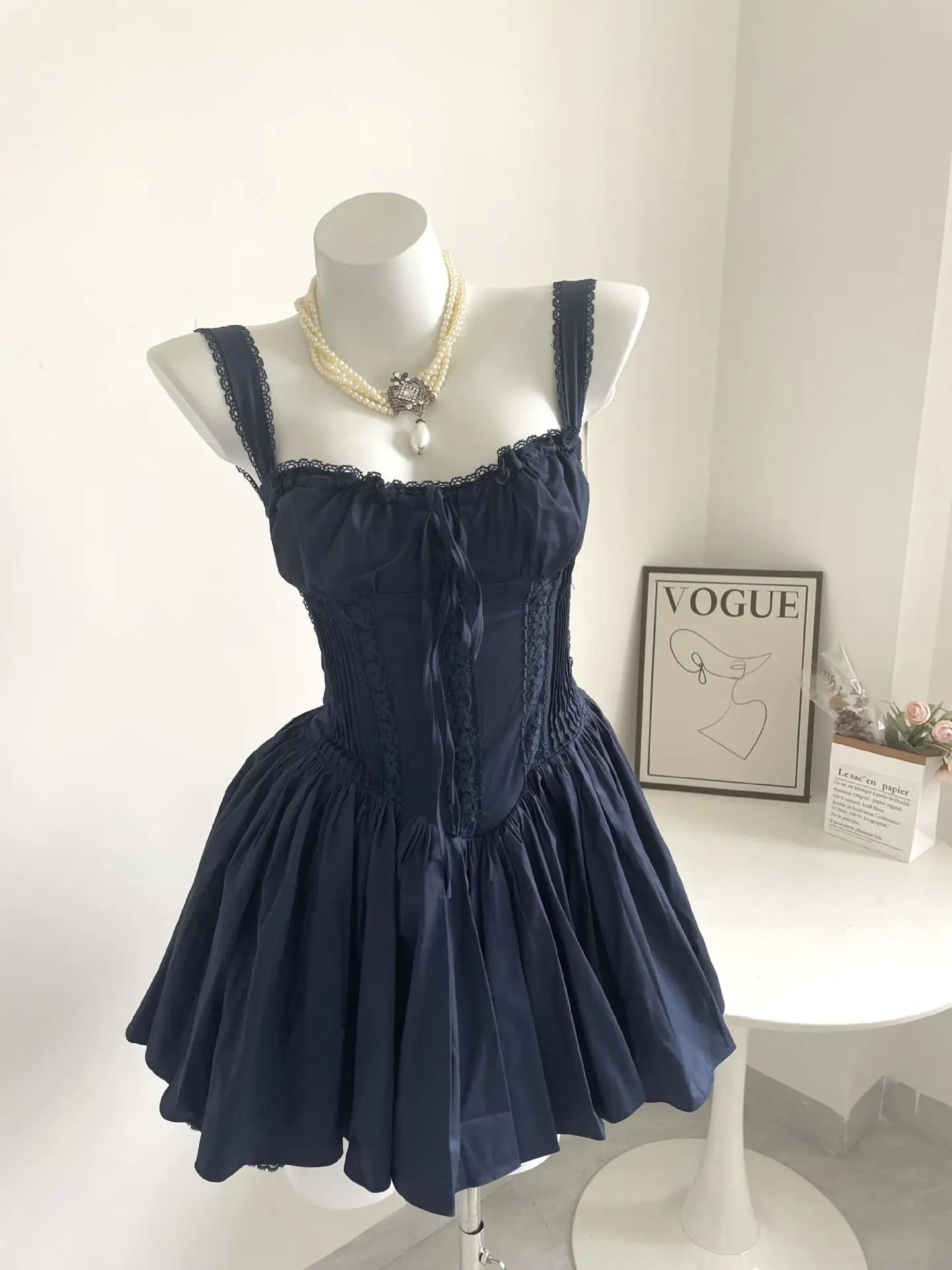 Boho Corset Mini Dress Sweetheart Neckline Sleeveless Party Dress