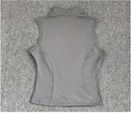 Women's Sleeveless Zip-Up Sport Top