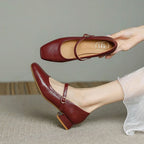 Women's Square-Toe Mary Jane Pumps
