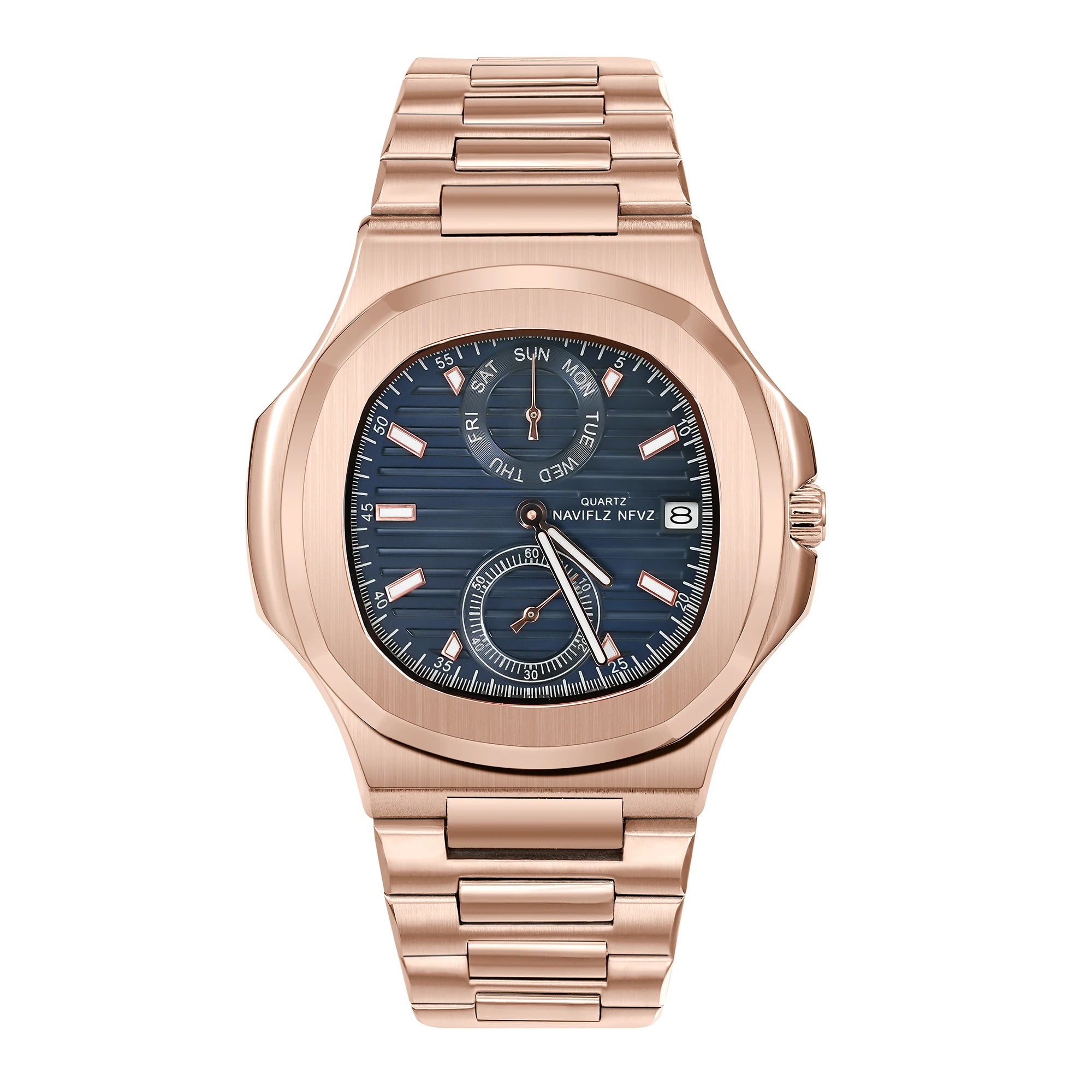 NAVIFLZ Men's Luxury Sapphire Chronograph Watch